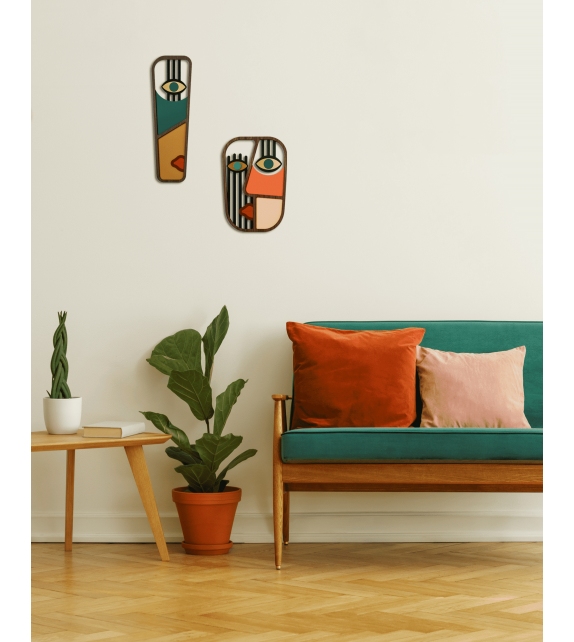 Abstrasso 7 Umasqu Decorazione da Parete