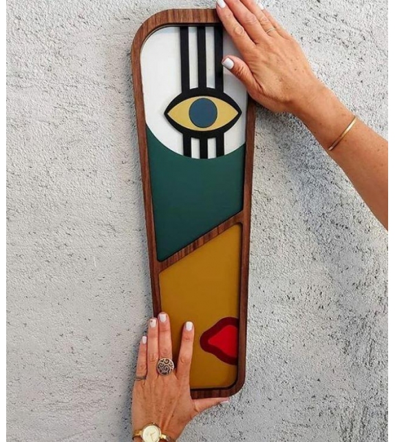 Abstrasso 9 Umasqu Decorazione da Parete