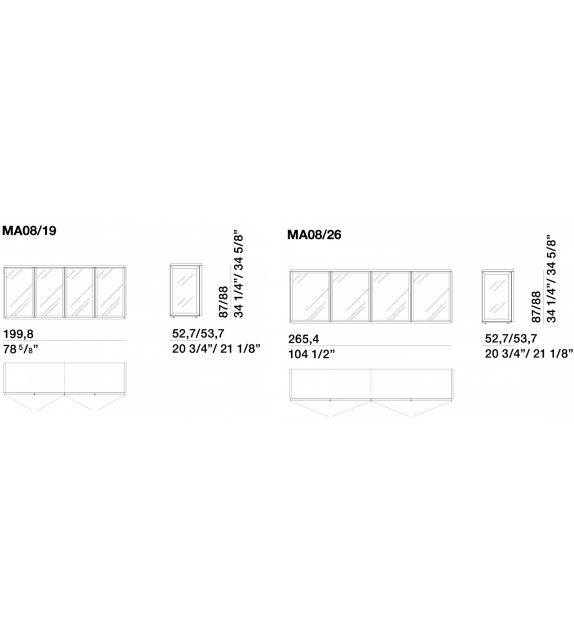 Qinten Molteni & C Sideboard