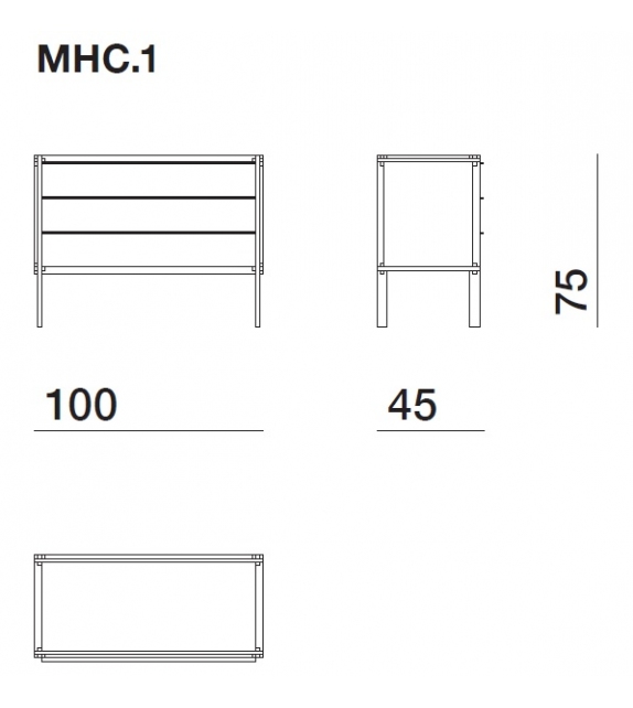 MHC.1 Molteni & C Cassettiera