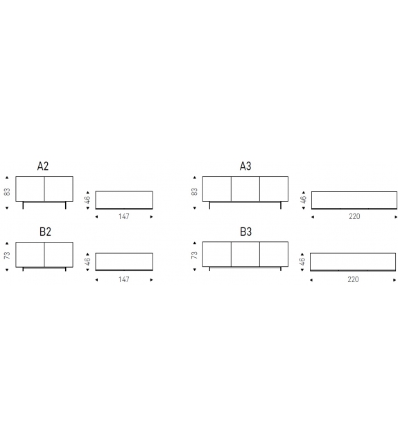 Focus Crystalart Cattelan Italia Buffet