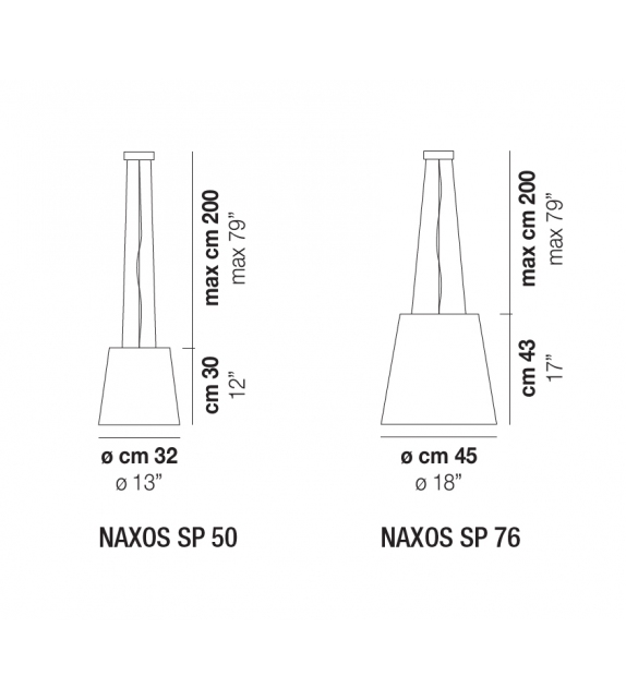 Naxos Vistosi Pendant Lamp