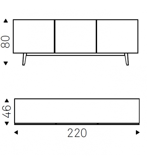 Metropol Cattelan Italia Sideboard