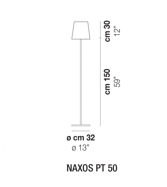 Naxos Vistosi Lampadaire