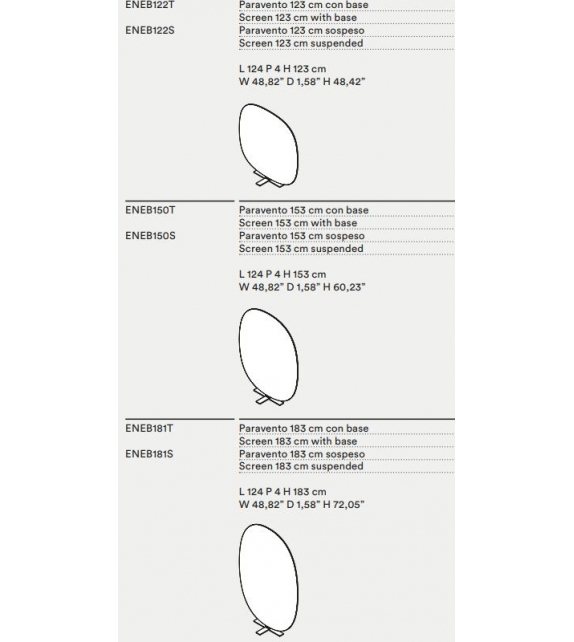 Nebula Tacchini Paravent