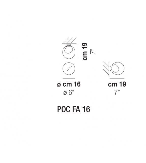 Poc Vistosi Lámpara de Pared/Techo
