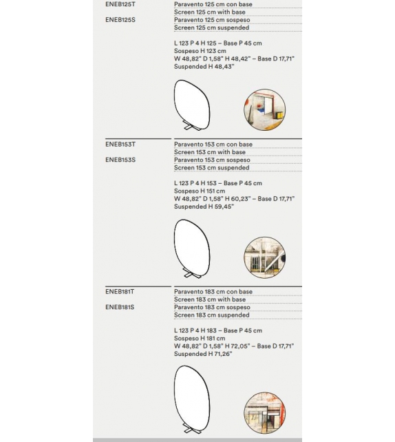 Nebula Interiors Tacchini Paravent