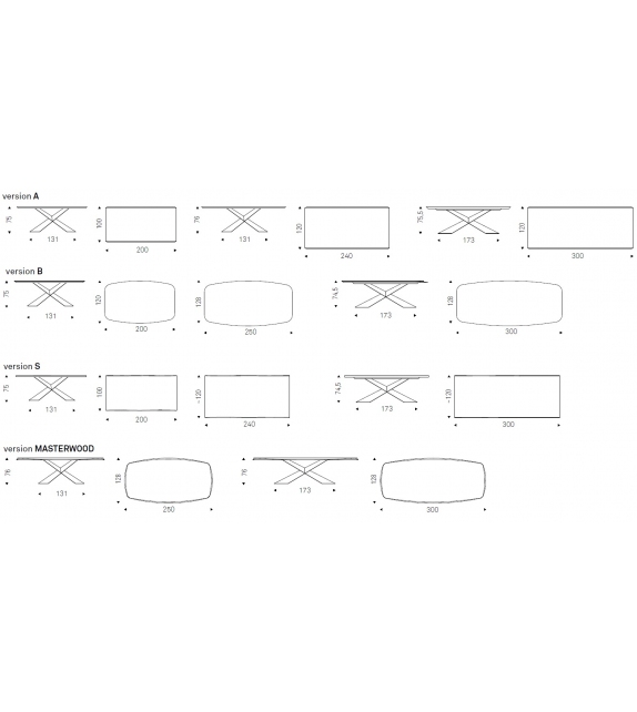 Tyron Wood Table Cattelan Italia