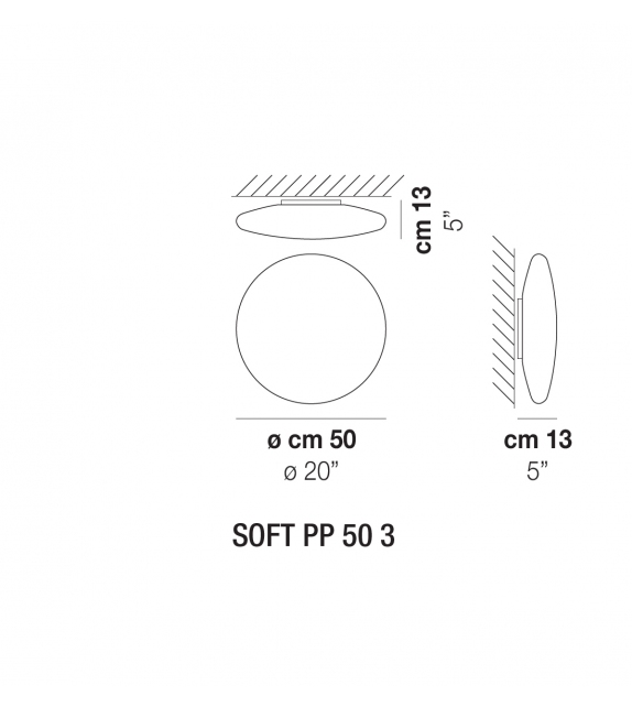 Saba Vistosi Applique/Plafonnier