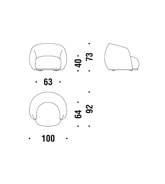 Pacific Moroso Fauteuil