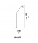 Vega Vistosi Floor Lamp