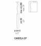 Candela Vistosi Pendant Lamp