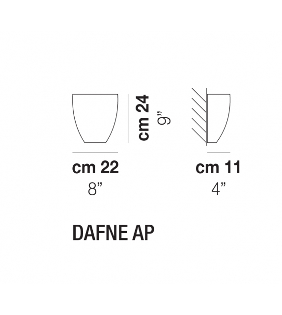 Dafne Vistosi Wall Lamp