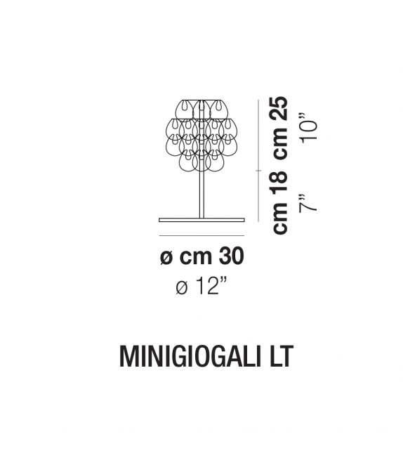 Minigiogali Vistosi Lampada da Tavolo