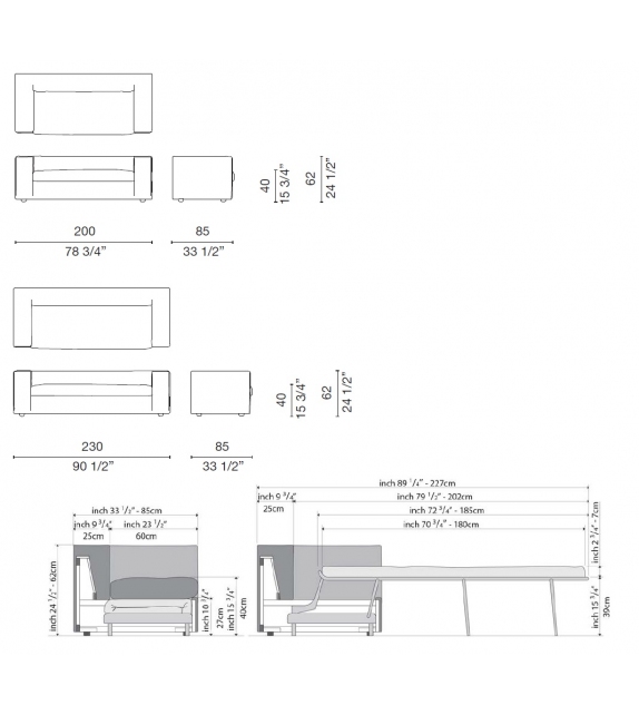 Cuba 25 Cappellini Divano Letto