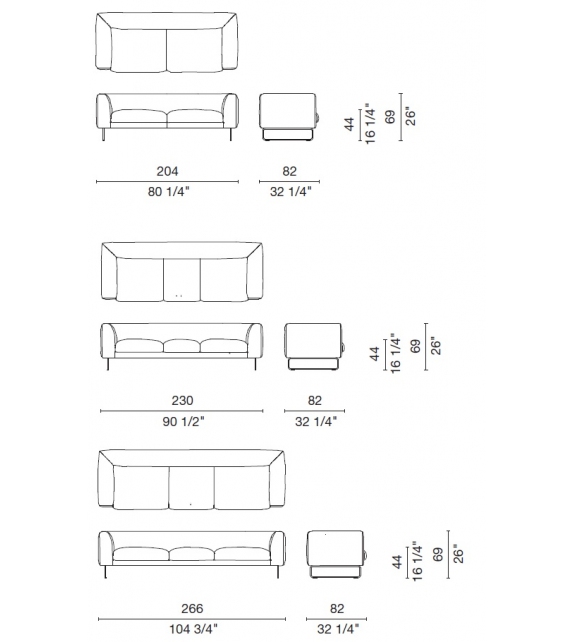 Elan Cappellini Sofa