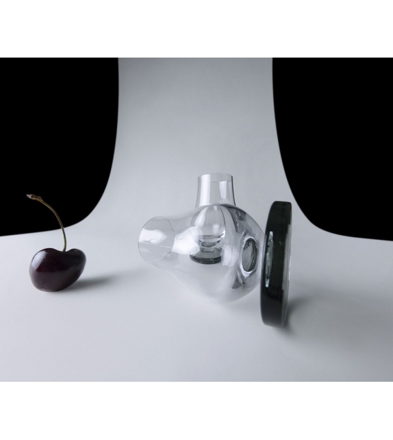 Puck Nosing Tom Dixon Satz Glas