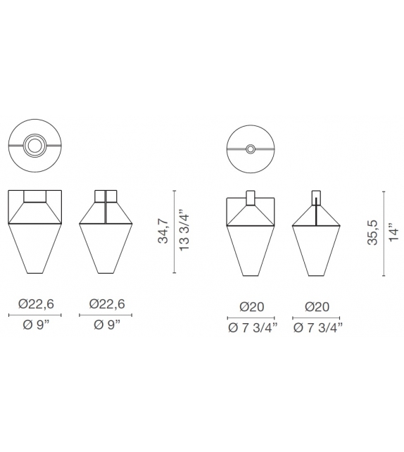 Jana Vase Cappellini