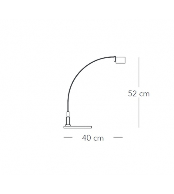 Falena Lámpara de Mesa Fontana Arte