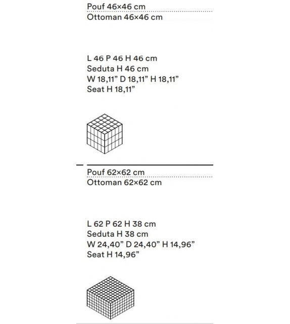 Quartier Tacchini Pouf