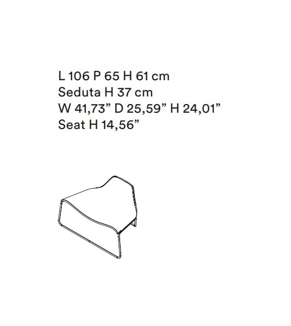 Glide Tacchini Armchair