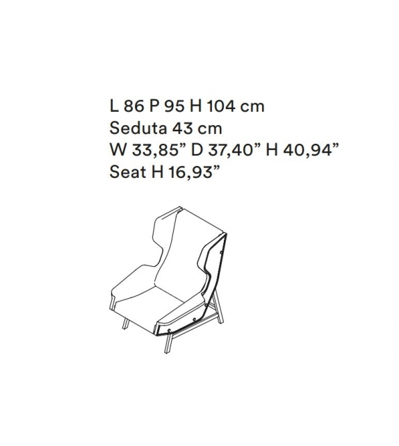 Giulia Tacchini Fauteuil