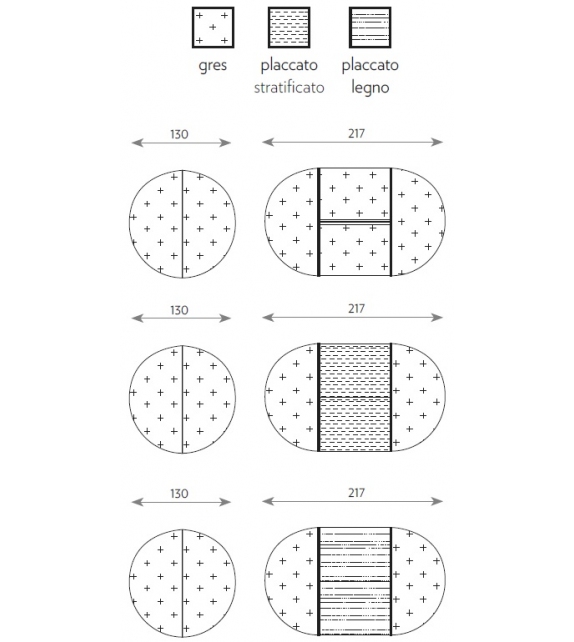 Java Ligne Roset Table Extensible avec Plateau en Grès Céramique