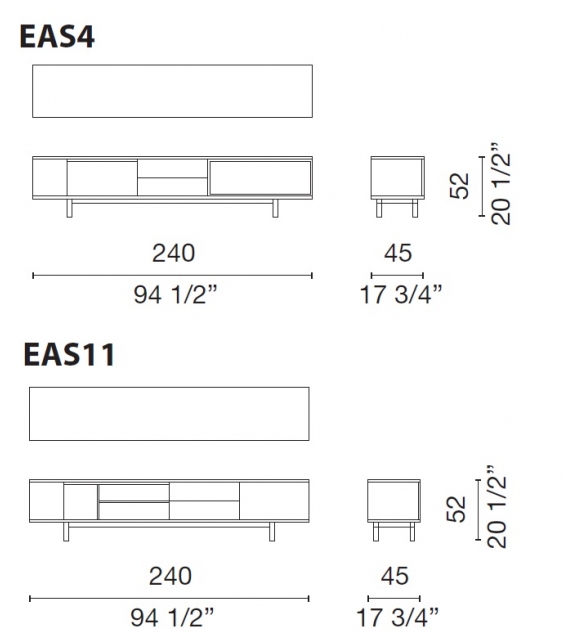 Easy Cappellini Aparador