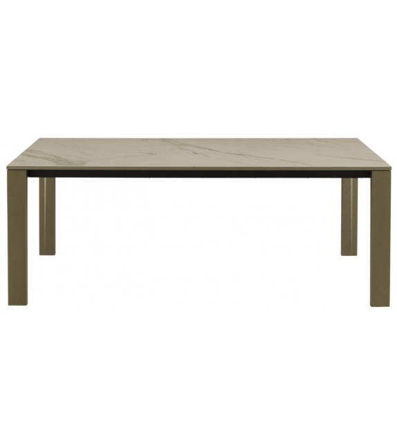 Naïa Ligne Roset Mesa Extensible con Superficie de Gres Cerámico