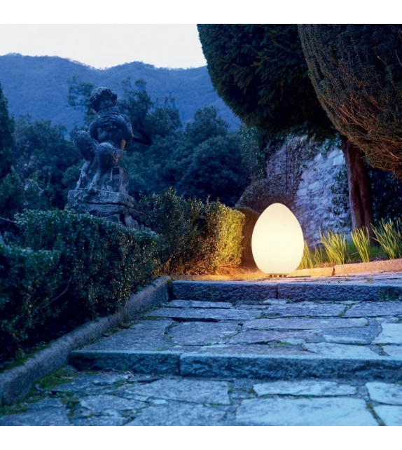 Uovo Fontana Arte Lampada da Terra