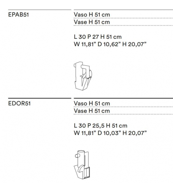 Pablo&Dora Tacchini Vases