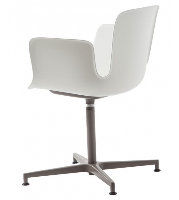 Juli Plastic Cappellini Small Armchair with 5 Star Base