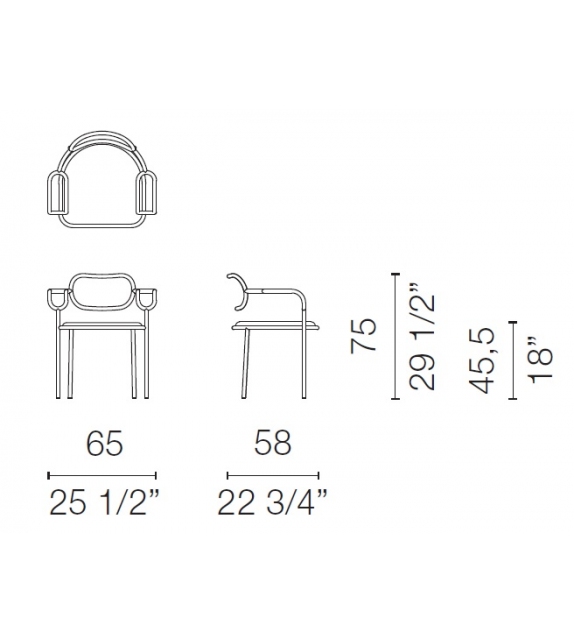01 Chair Cappellini Stuhl