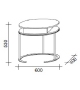 Ortis Lema Table de Chevet