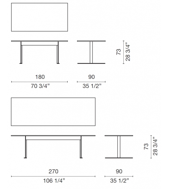 Luxor Table Cappellini