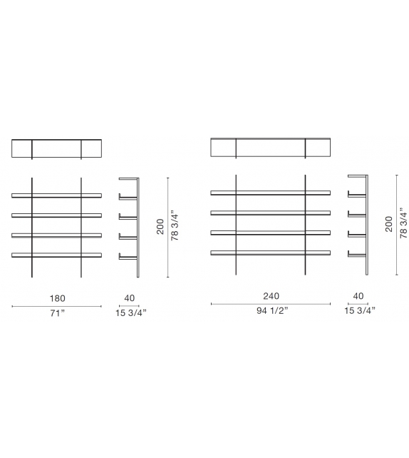 Aliante Cappellini Bookshelf