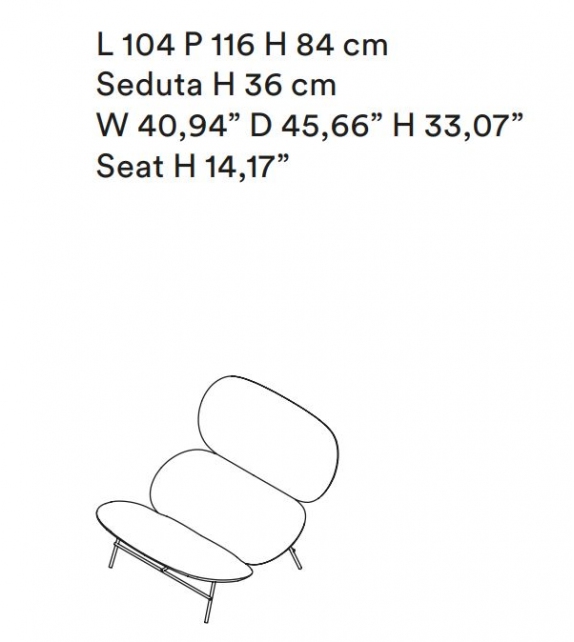 Chaise Longue Kelly L Tacchini