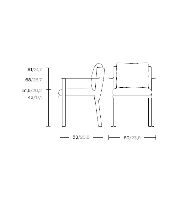 Giro Kettal Small Armchair