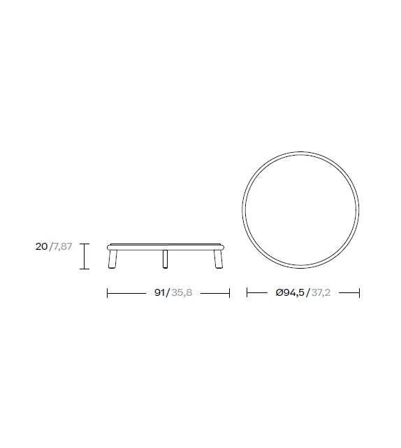 Giro Kettal Couchtisch