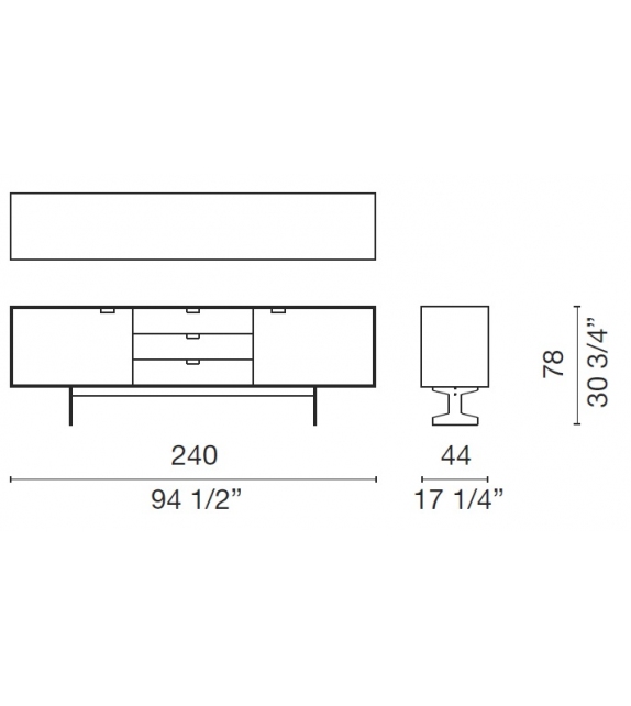 Simplon Sideboard Cappellini