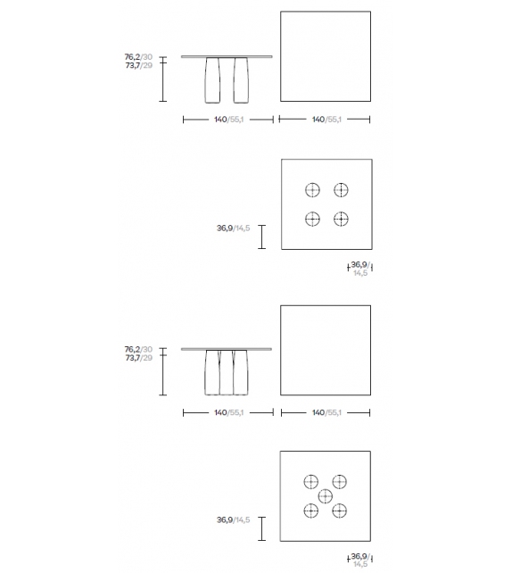 Il Colonnato Kettal Tavolo