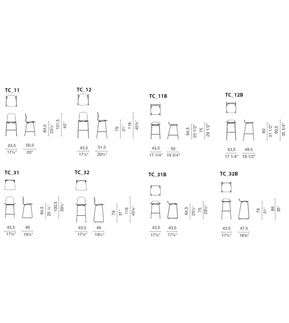 Tate Color Cappellini Stool