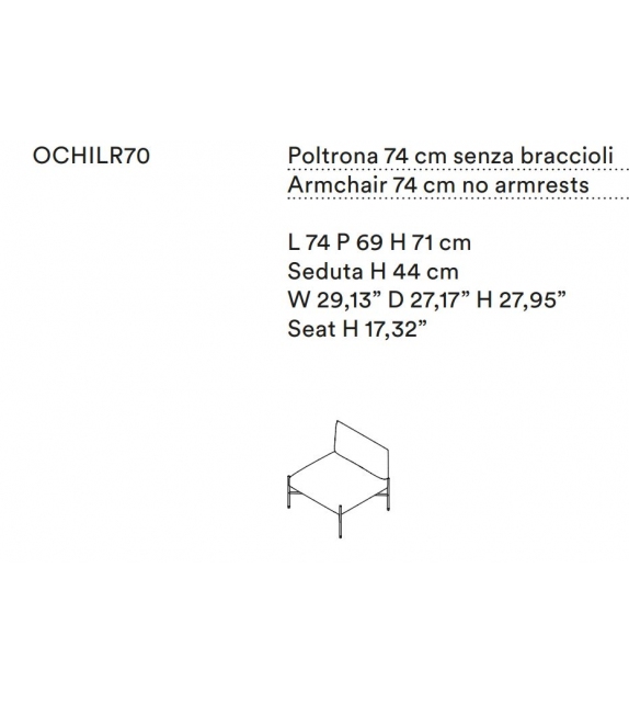 Chill-Out High Tacchini Poltrona