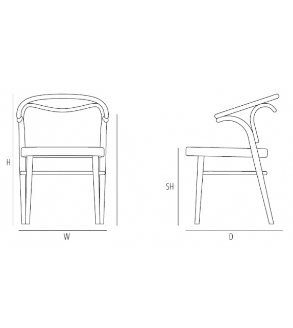Beaulieu Gebrüder Thonet Vienna Chair