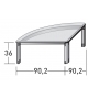 Quartetto Flou Table D'Appoint