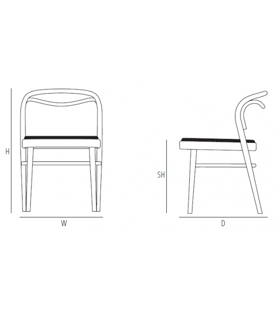 Beaulieu Gebrüder Thonet Vienna Polsterstuhl