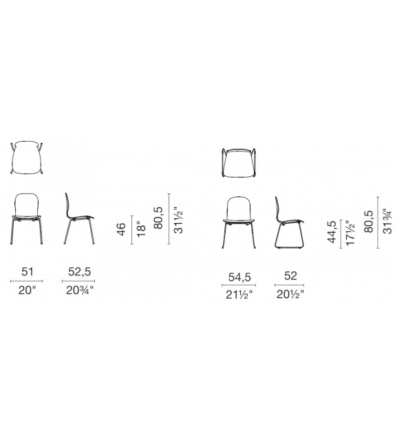 Tate Wood Cappellini Chaise