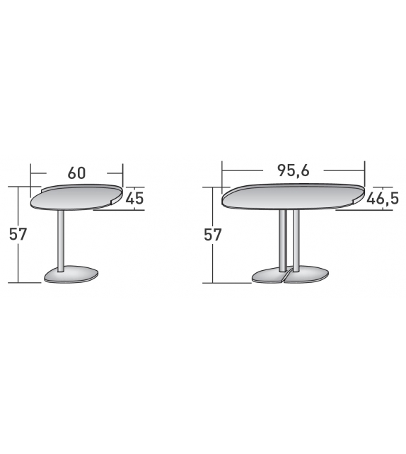 Victoria Flou Table D'Appoint