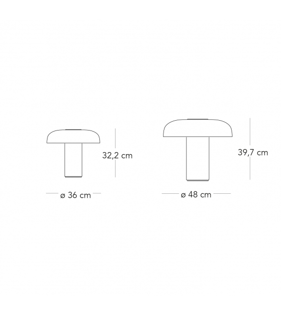 Tropico Fontana Arte Table Lamp