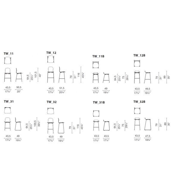 Tate Color Cappellini Stool